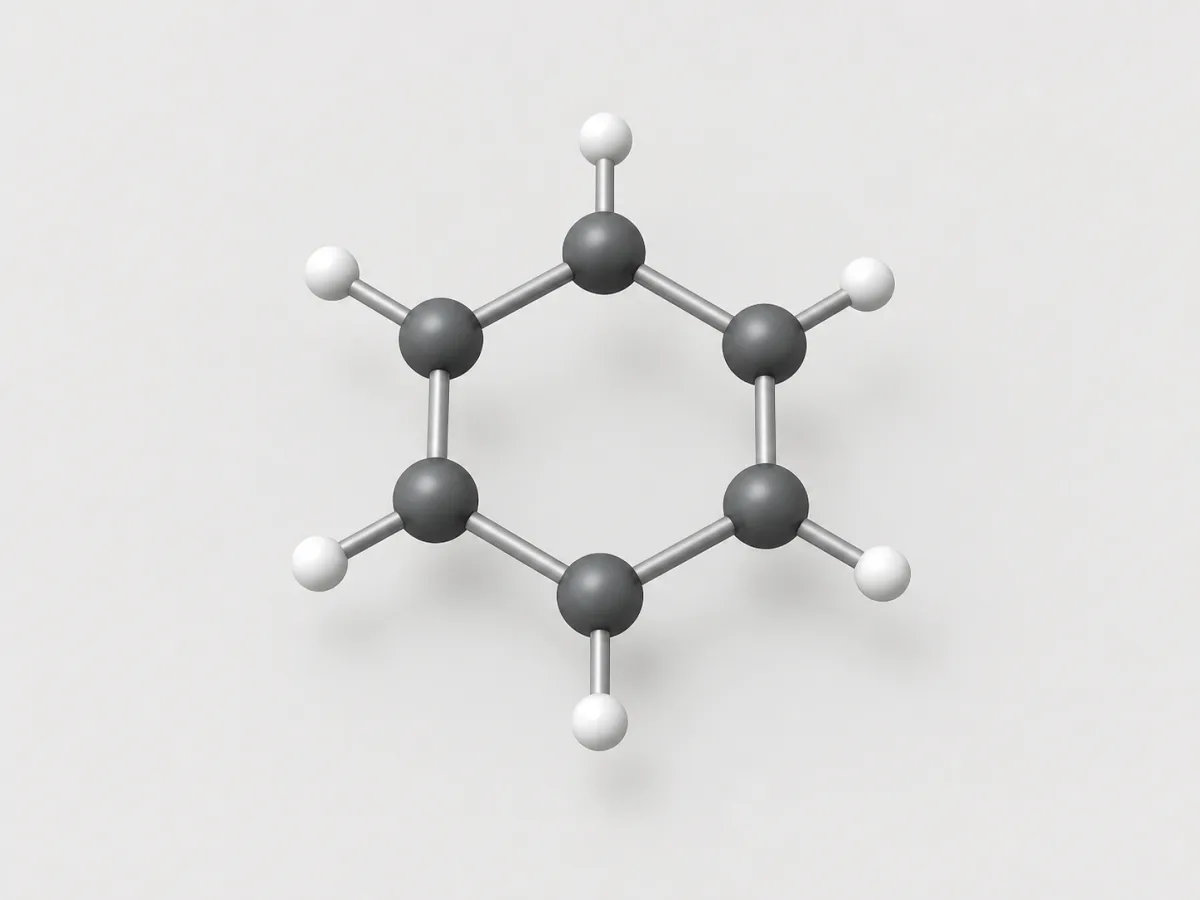 分子球棍模型生成科学结构示意（非真实数据）图